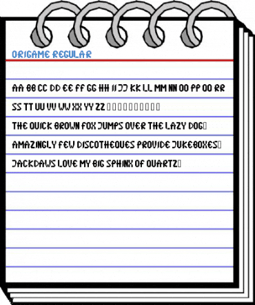 origame Regular Font