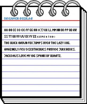 origamen Regular Font