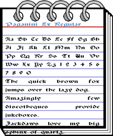 Paganini Ex Regular Font