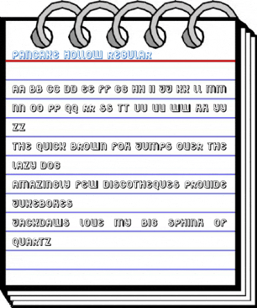 Pancake Hollow Regular Font