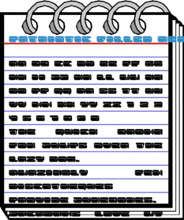 Patriotic Filled Regular Font