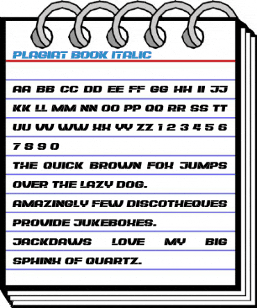 Plagiat Book Italic Font