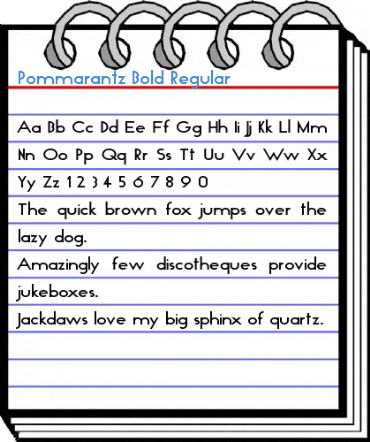 Pommarantz Bold Regular Font
