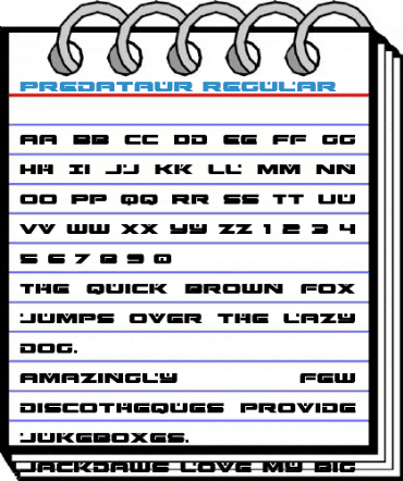 Predataur Regular Font