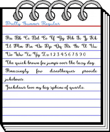 Pretty Summer Regular Font