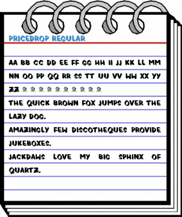 Pricedrop Regular Font