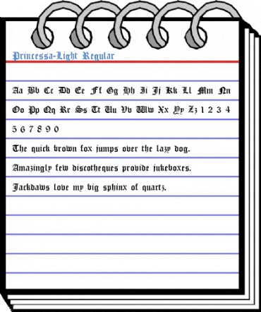 Princessa-Light Regular Font