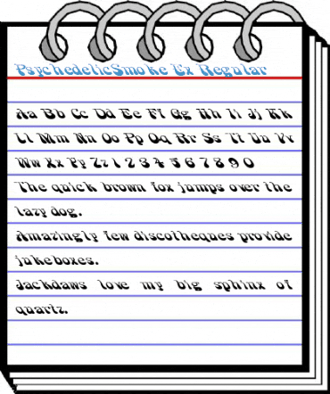 PsychedelicSmoke Ex Regular Font