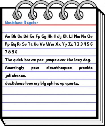 Qoubizza Regular Font
