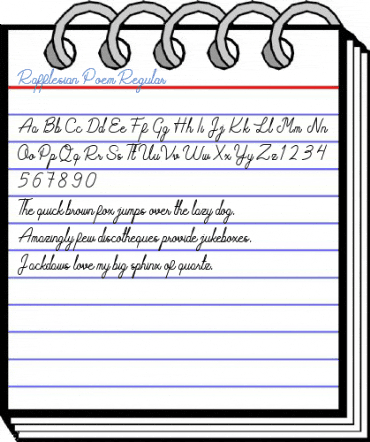 Rafflesian Poem Regular Font