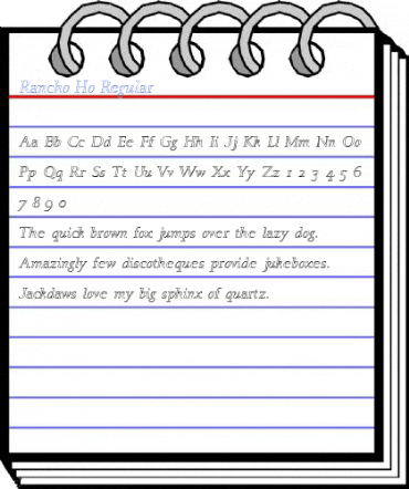 Rancho Ho Regular Font