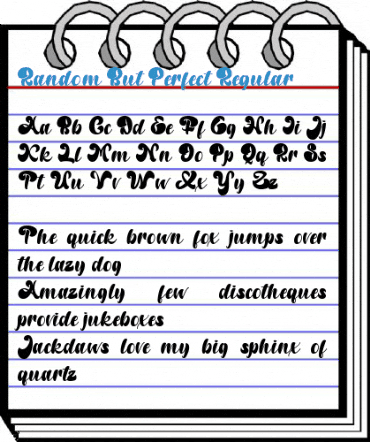 Random But Perfect Regular Font