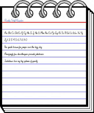 Reality Shift Regular Font
