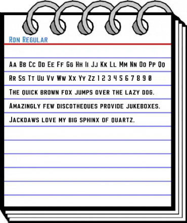 Ron Regular Font