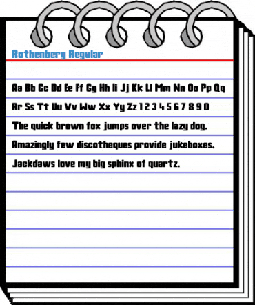 Rothenberg Regular Font