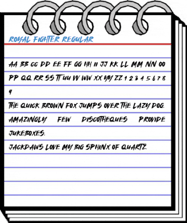 Royal Fighter Regular Font