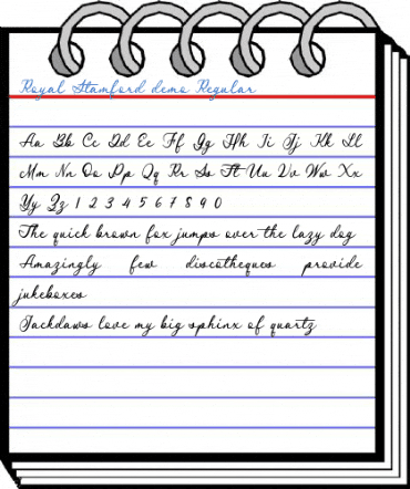 Royal Stamford demo Regular Font
