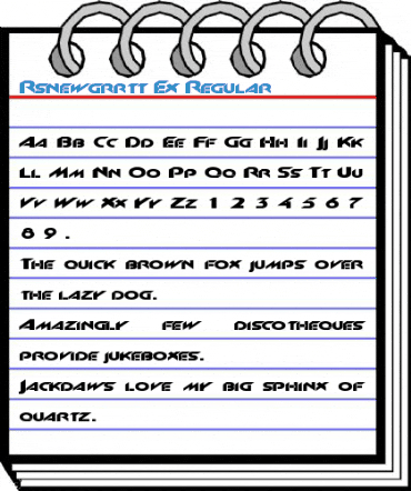 Rsnewgrrtt Ex Regular Font