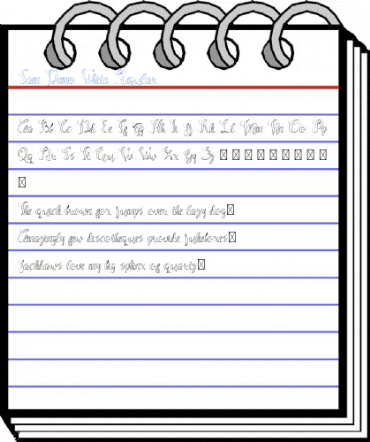 Sam Demo White Regular Font