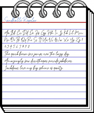 Sandhalle Regular Font