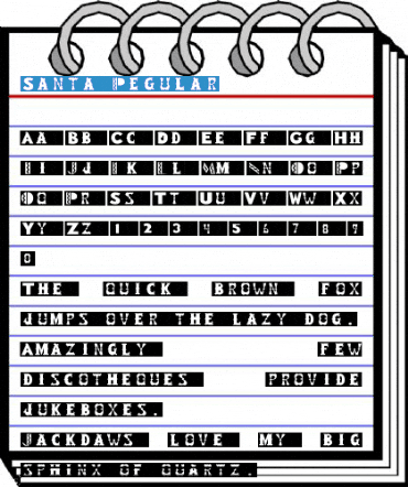 Santa Regular Font