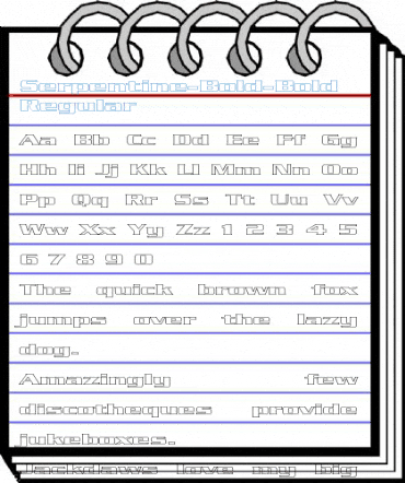 Serpentine-Bold-Bold HE Regular Font