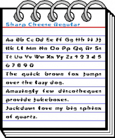 Sharp Cheese Regular Font