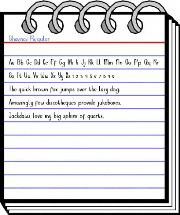 Shavnaz Regular Font