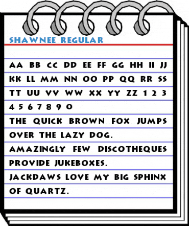 Shawnee Regular Font