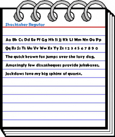 Shocktober Regular Font