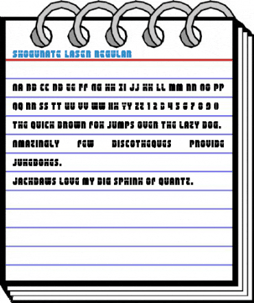 Shogunate Laser Regular Font