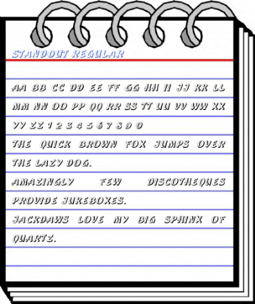 Standout Regular Font