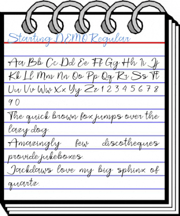 Starting DEMO Regular Font