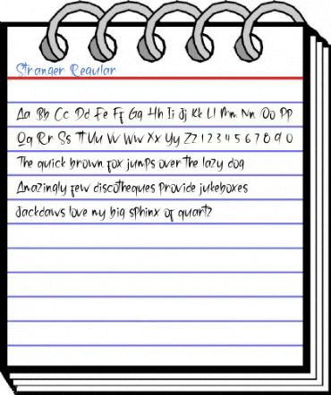 Stranger Regular Font