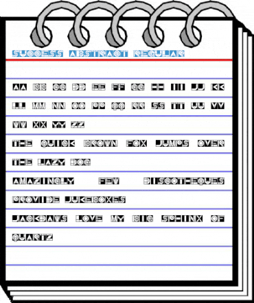 Success Abstract Regular Font