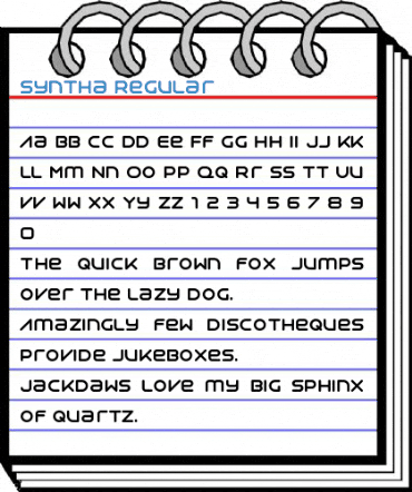 Syntha Regular Font