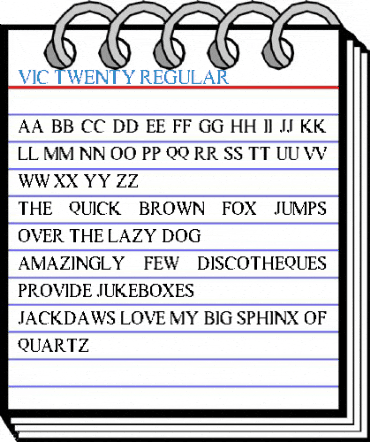 Vic Twenty Regular Font