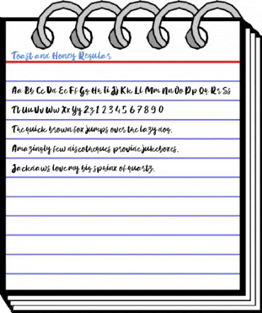 Toast and Honey Regular Font
