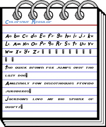 Chlorinut Regular Font
