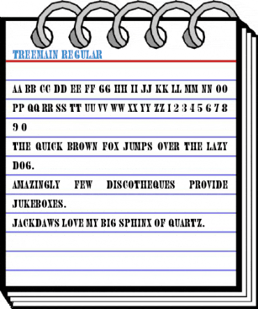 Treemain Regular Font