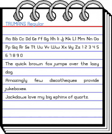TRUMANS Regular Font