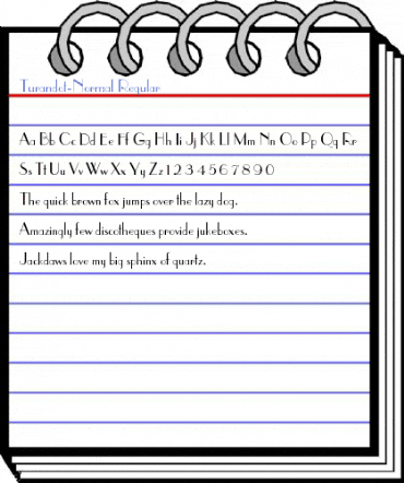 Turandot-Normal Regular Font