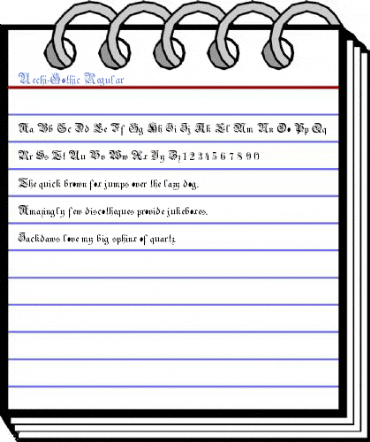 Uechi-Gothic Regular Font