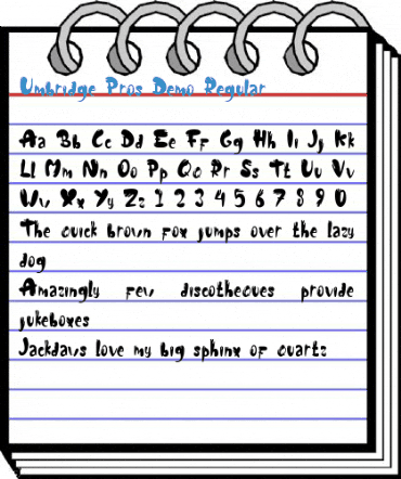 Umbridge Pros Demo Regular Font