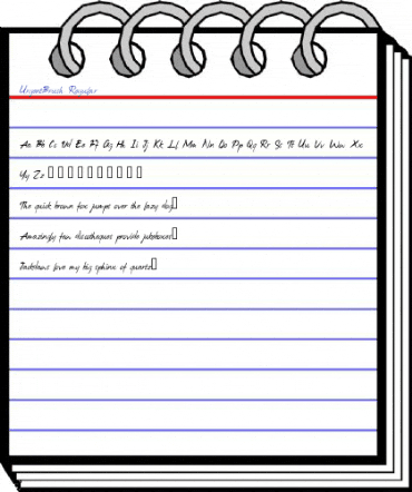 UrgentBrush Regular Font