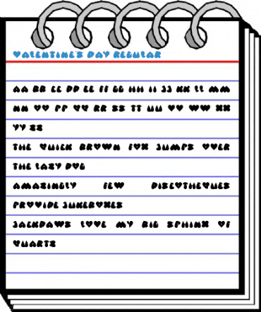 valentine's day Regular Font