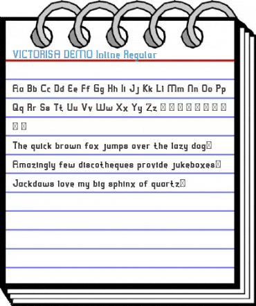 VICTORISA DEMO Inline Regular Font