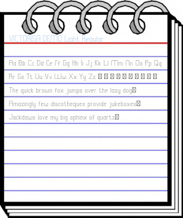 VICTORISA DEMO Light Regular Font