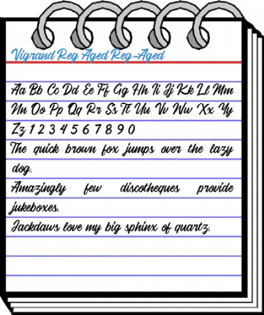 Vigrand Reg Aged Reg-Aged Font