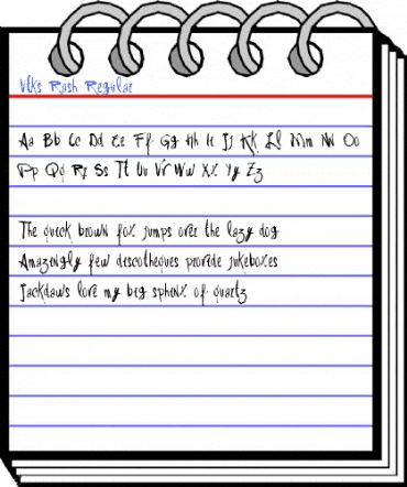 Vtks Rash Regular Font